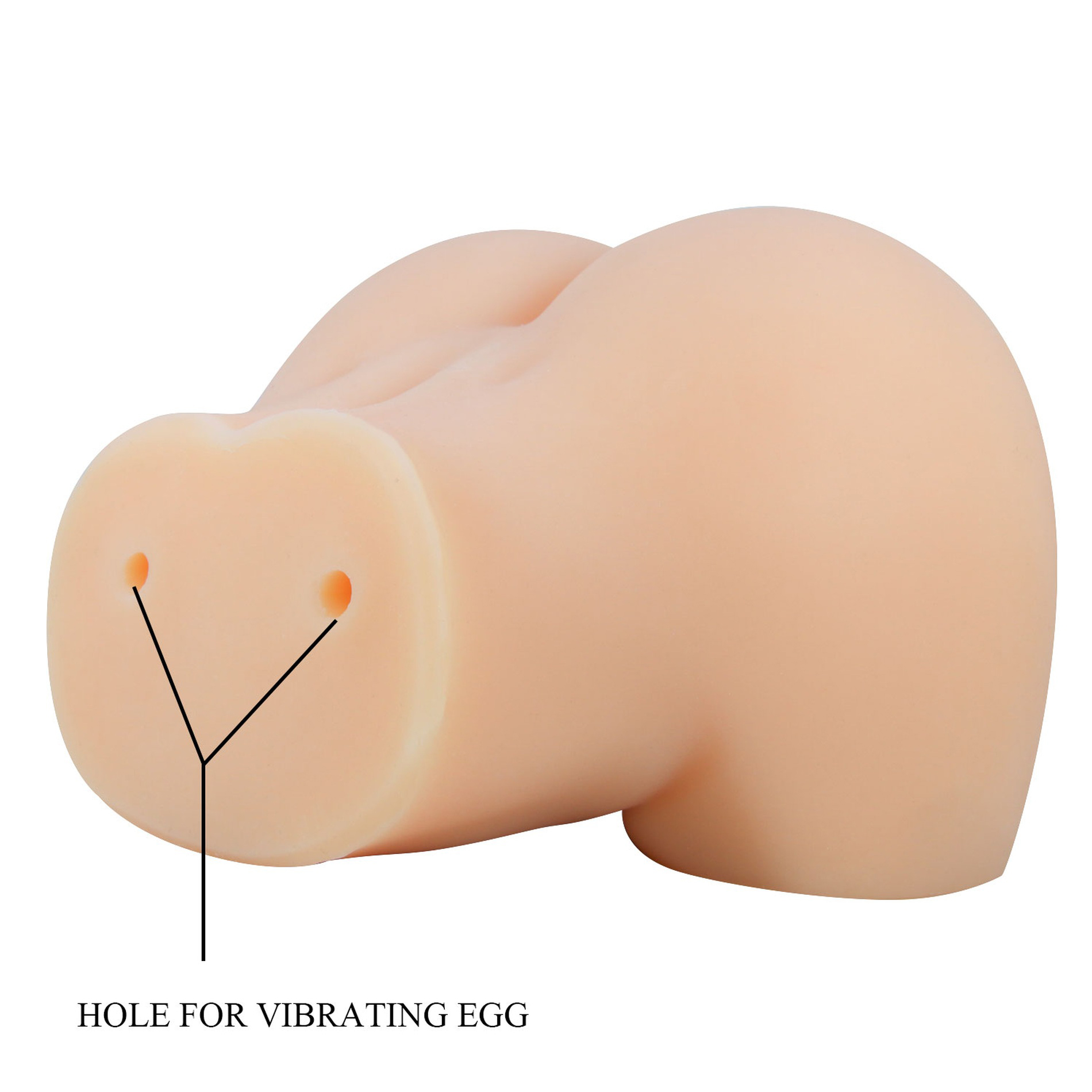 mila realistic vagina and ass vibrator light 