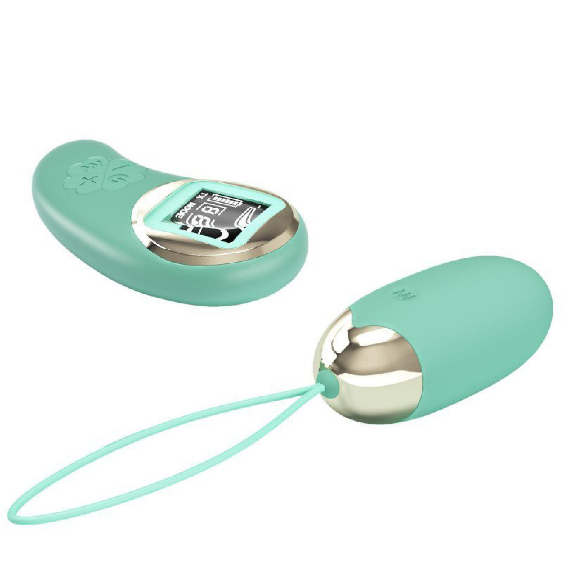 mina vibrating remote control egg turquoise 