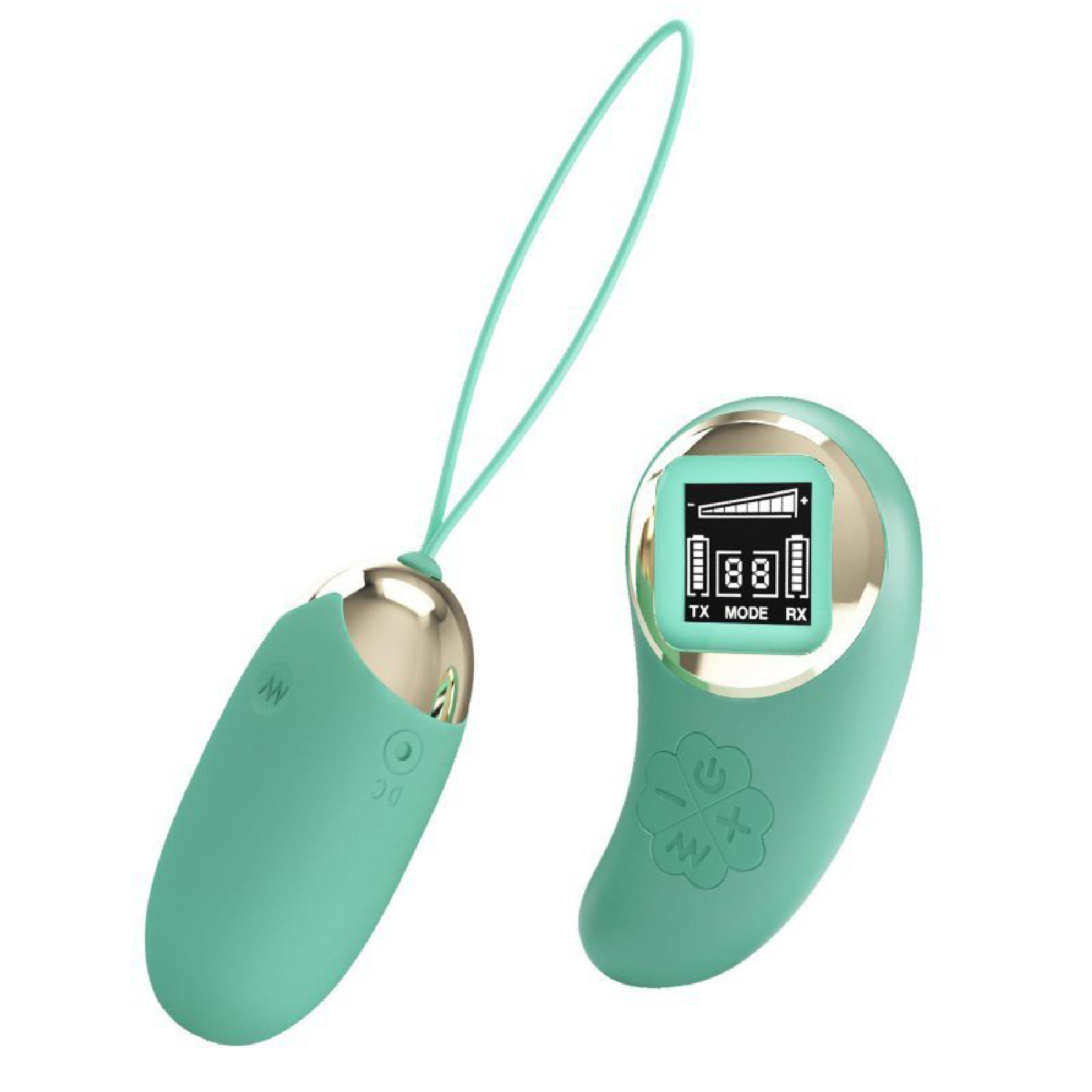 mina vibrating remote control egg turquoise 