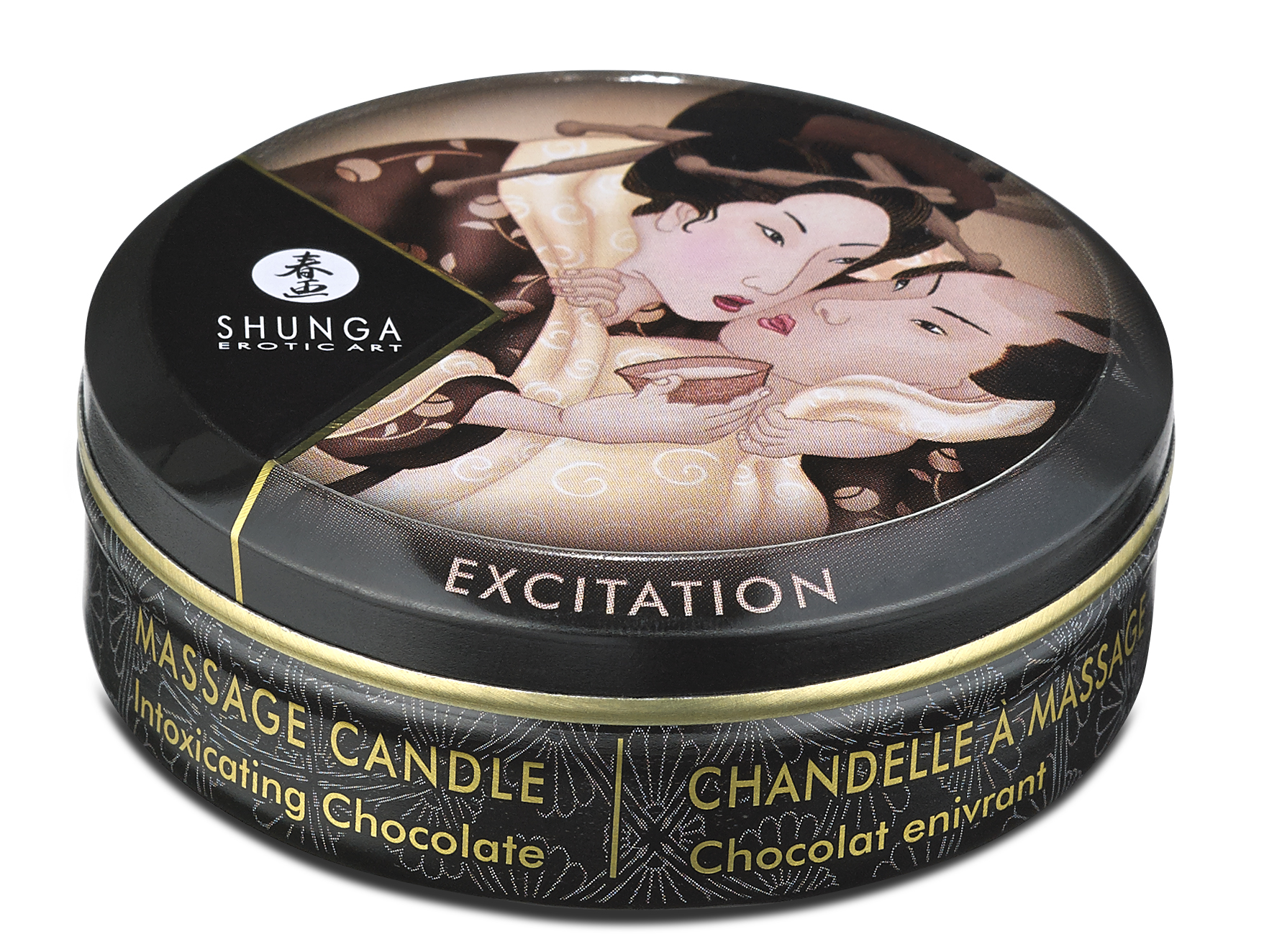 mini massage candle excitation intoxicating chocolate  fl oz 