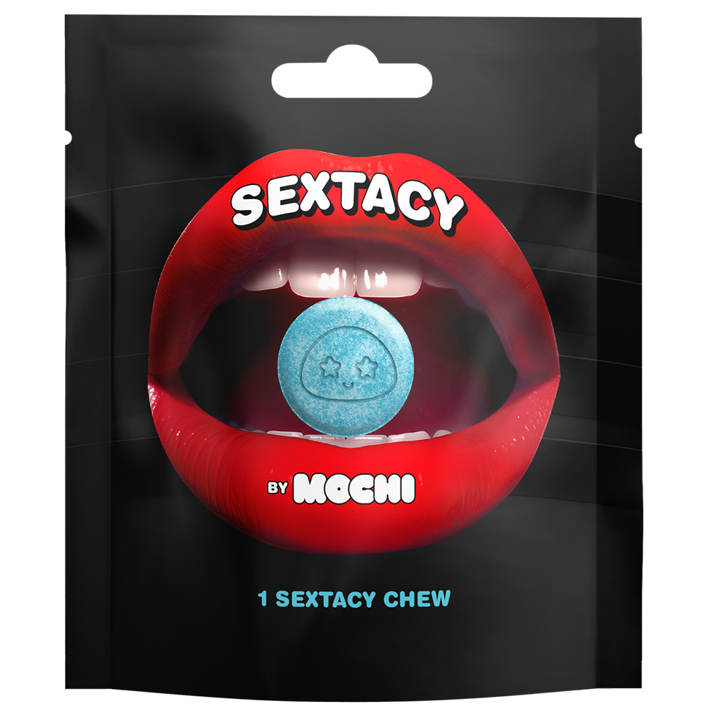 mochi sextacy by mochi libido enhancer chew  pack display  per pack 