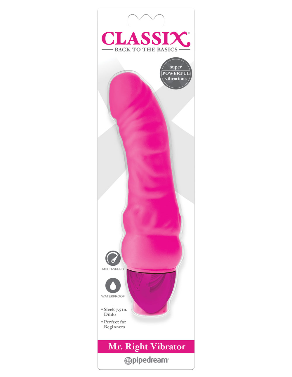 mr. right vibrator pink 