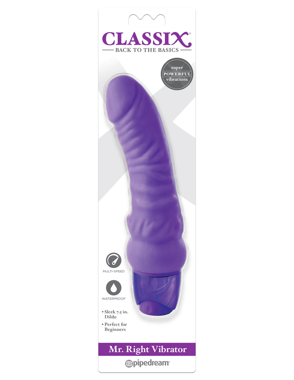 mr. right vibrator purple 