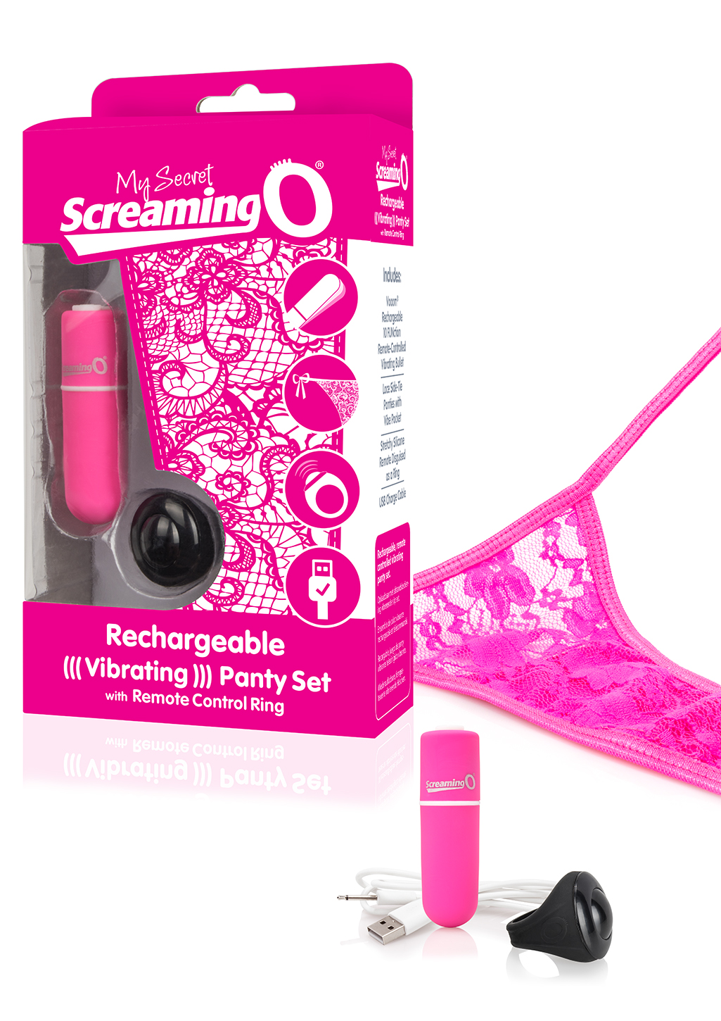 my secret charged remote control panty vibe pink 