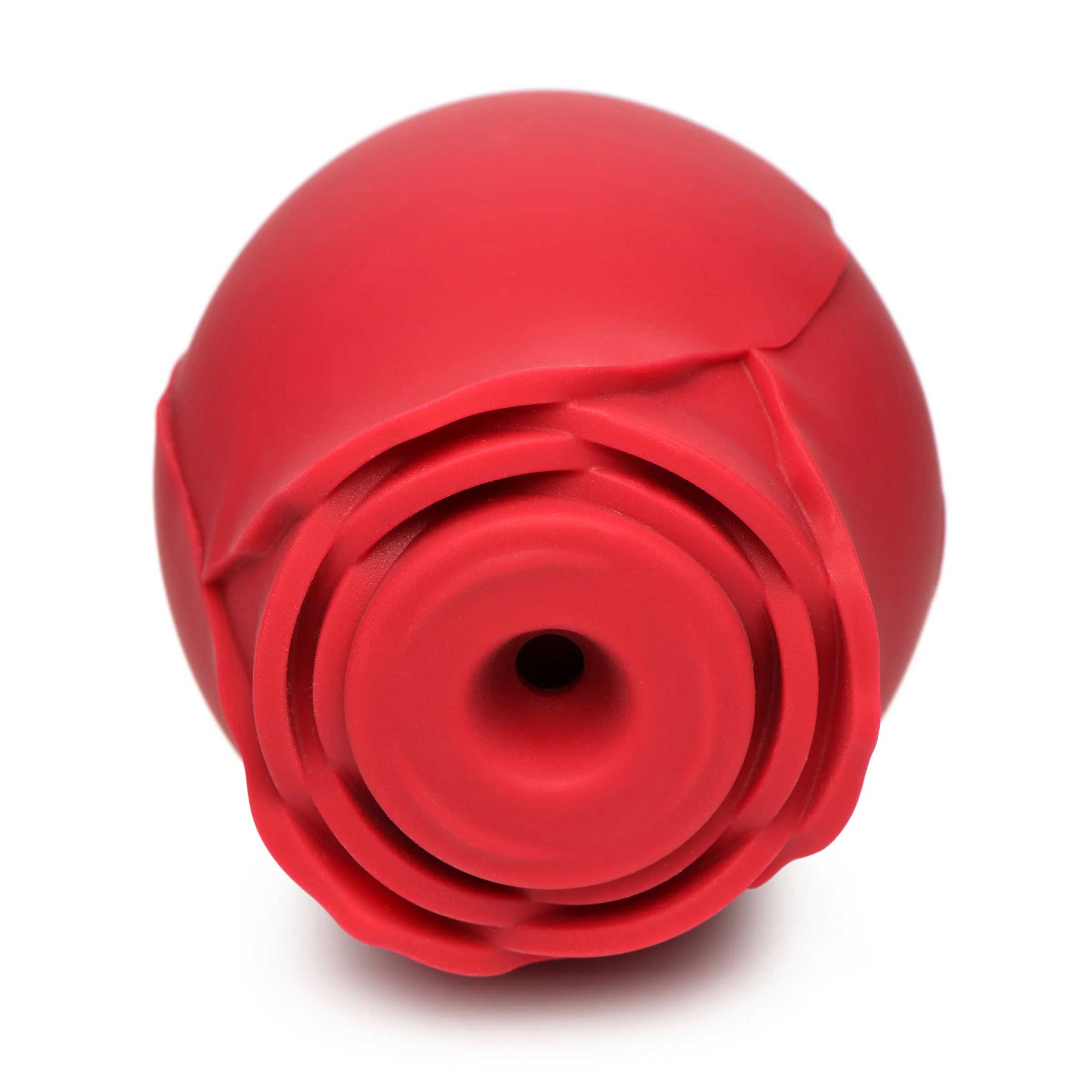 mystic rose sucking and vibrating silicone rose  red 