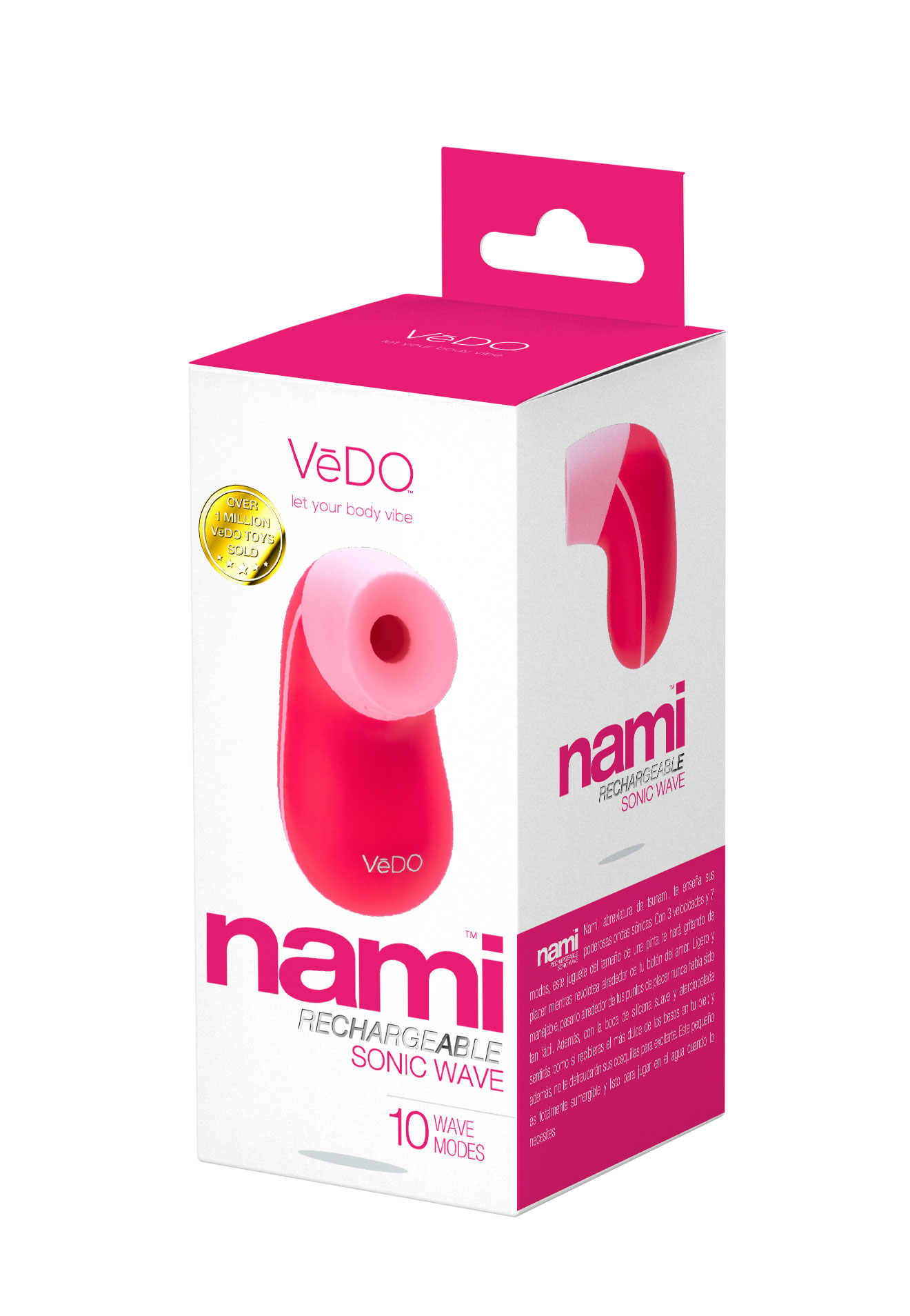 nami rechargeable sonic vibe foxy pink 