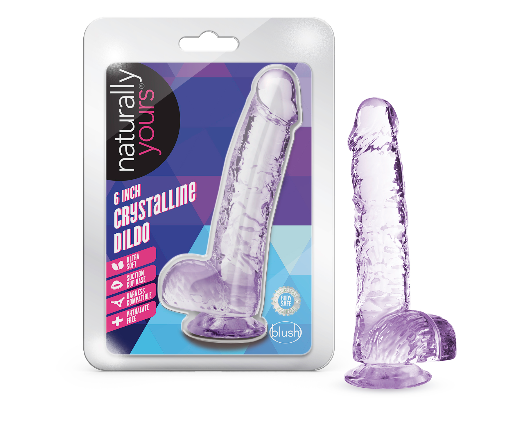 naturally yours  inch crystalline dildo  amethyst .png