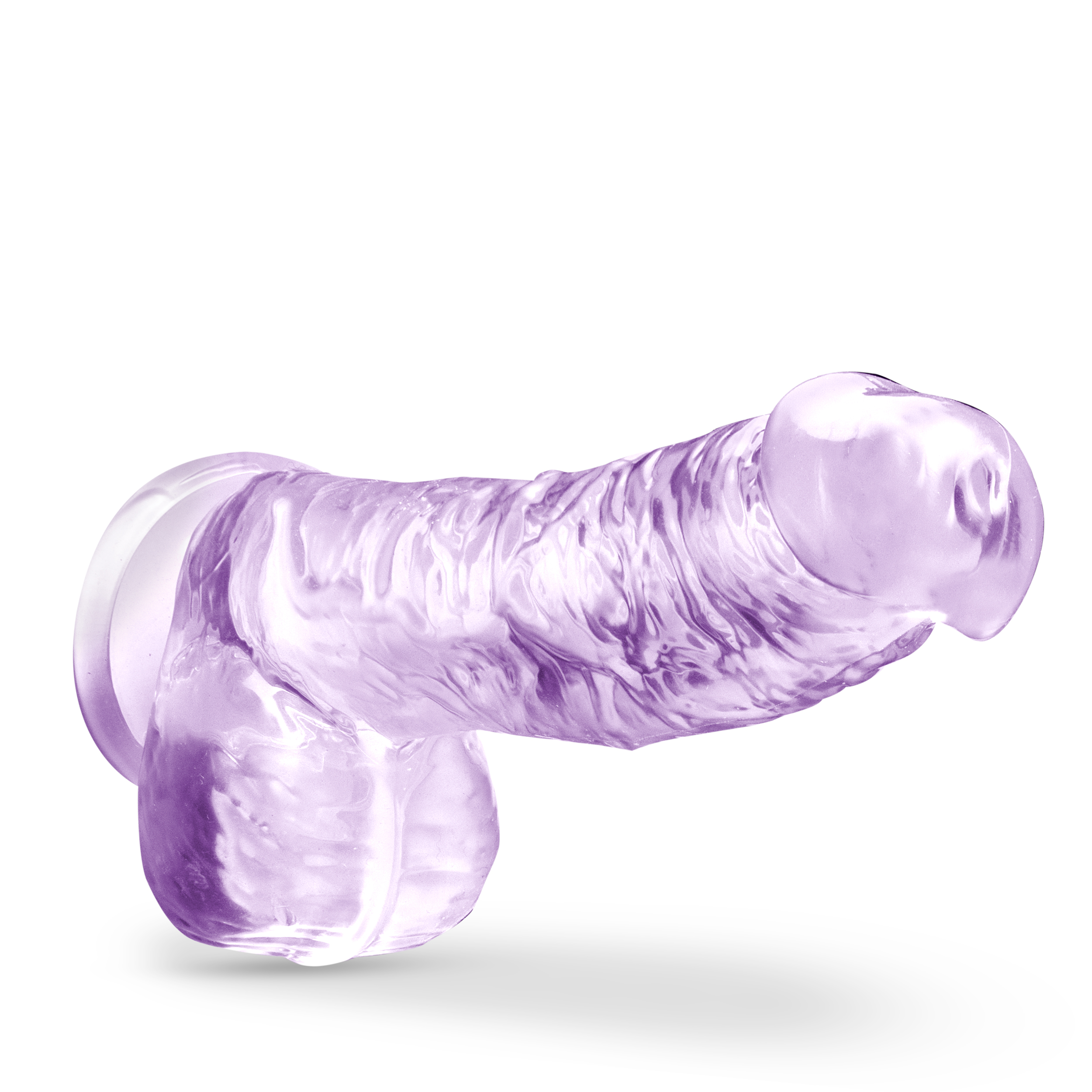 naturally yours  inch crystalline dildo  amethyst .png