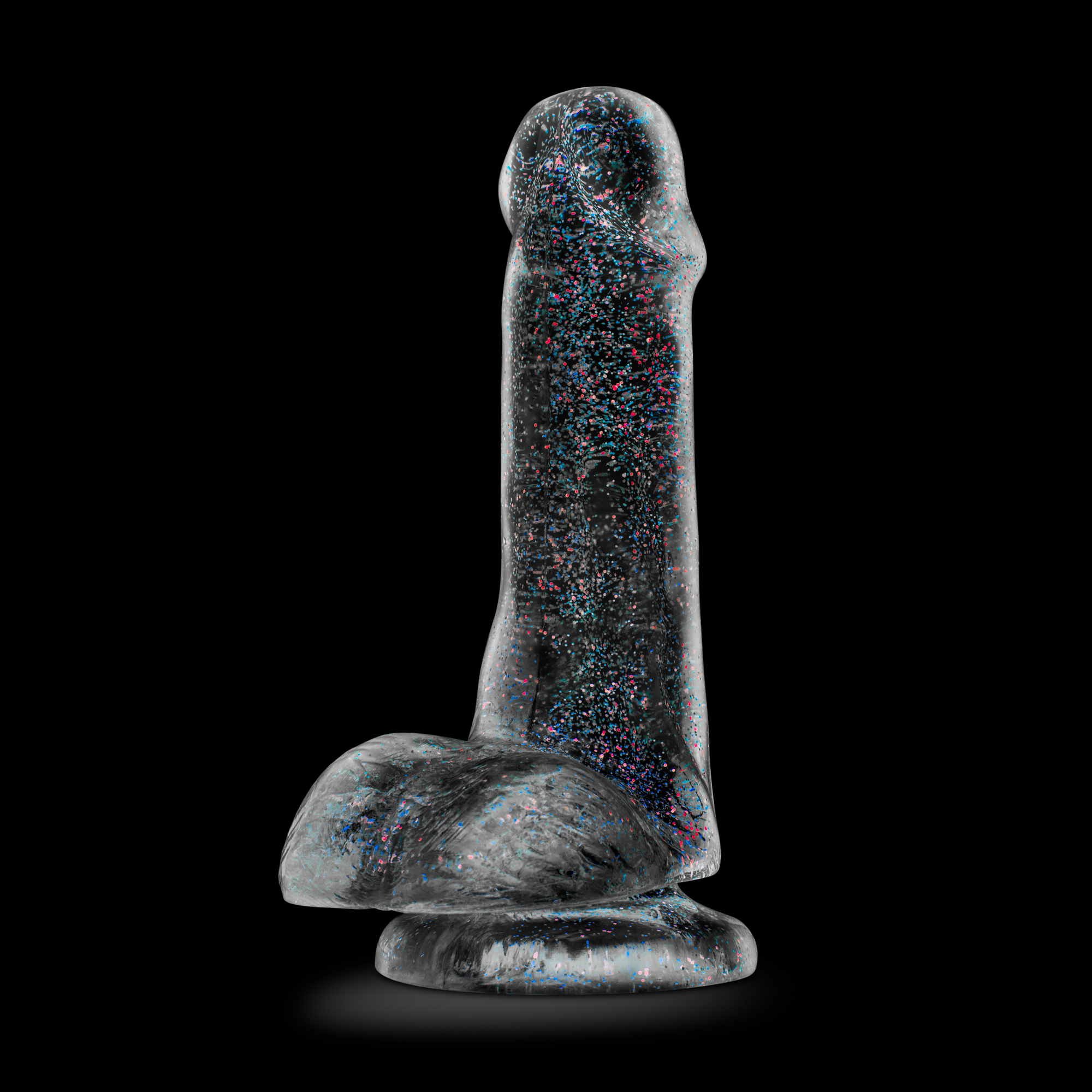 naturally yours  inch glitter cock sparkling clear 