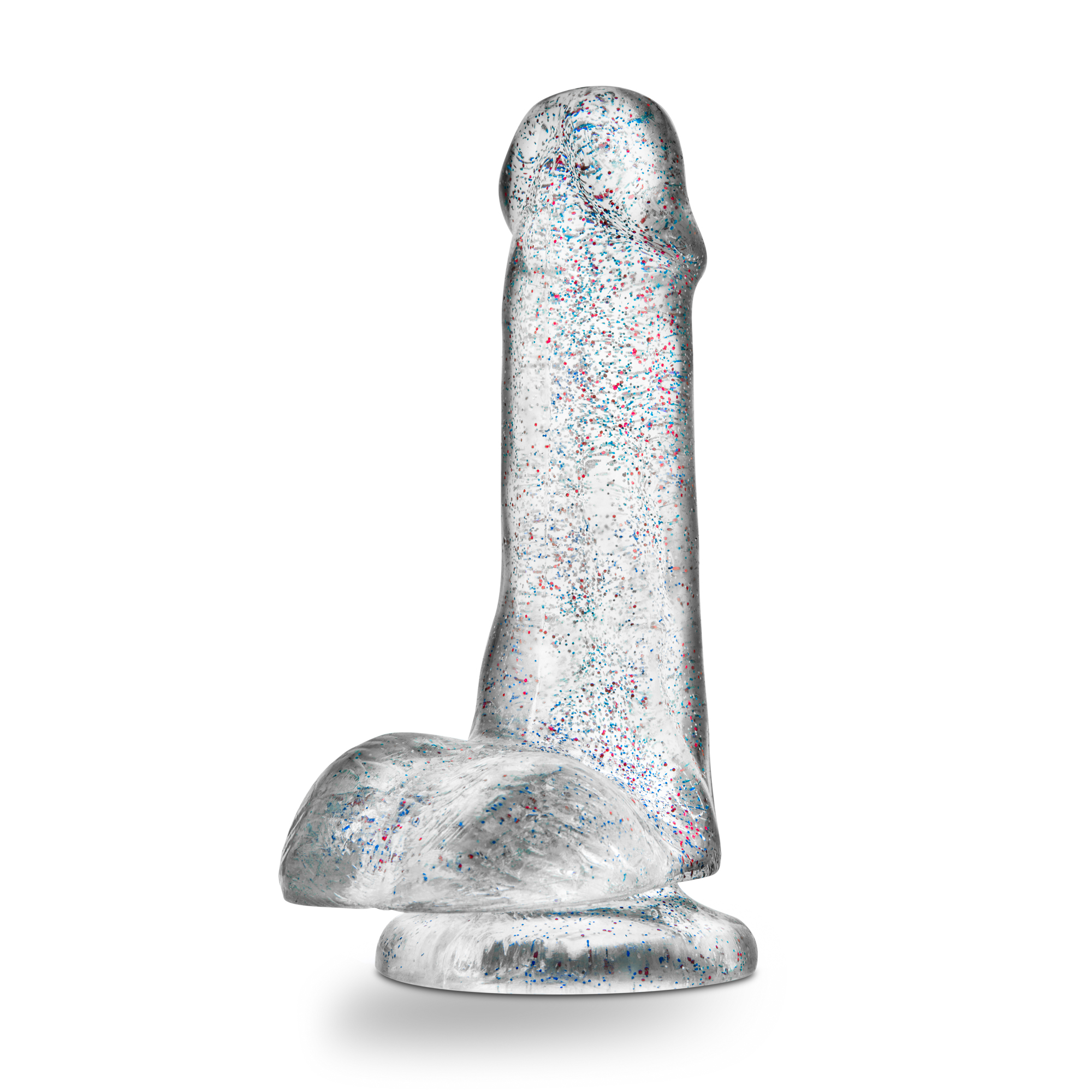 naturally yours  inch glitter cock sparkling clear 