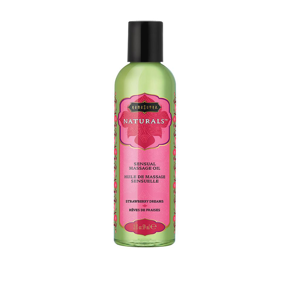 naturals massage oil strawberry dreams  fl oz  ml 