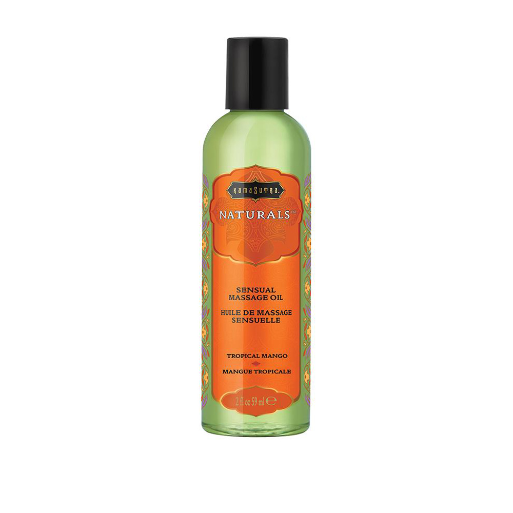 naturals massage oil tropical mango  fl oz  ml 