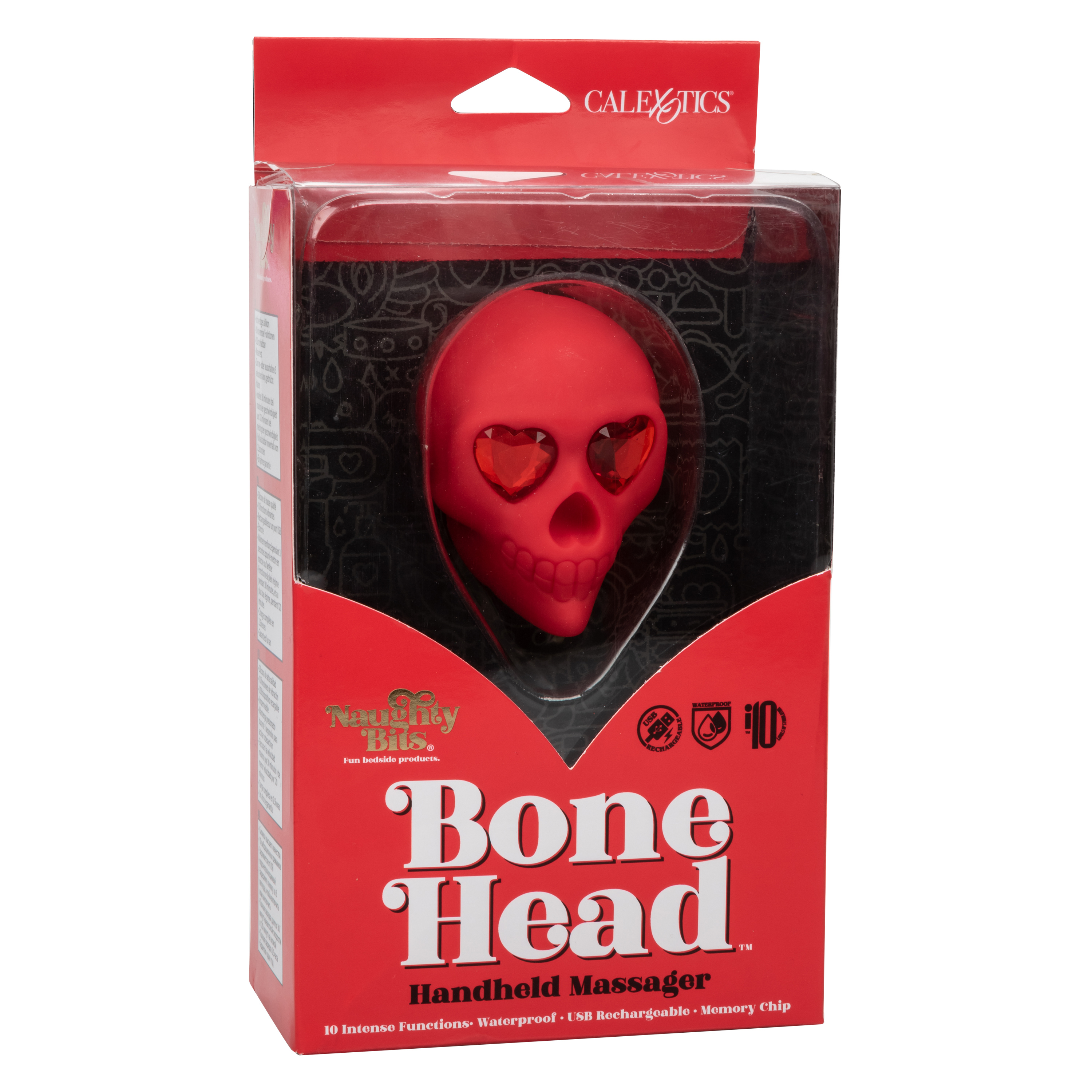 naughty bits bone head handheld massager 