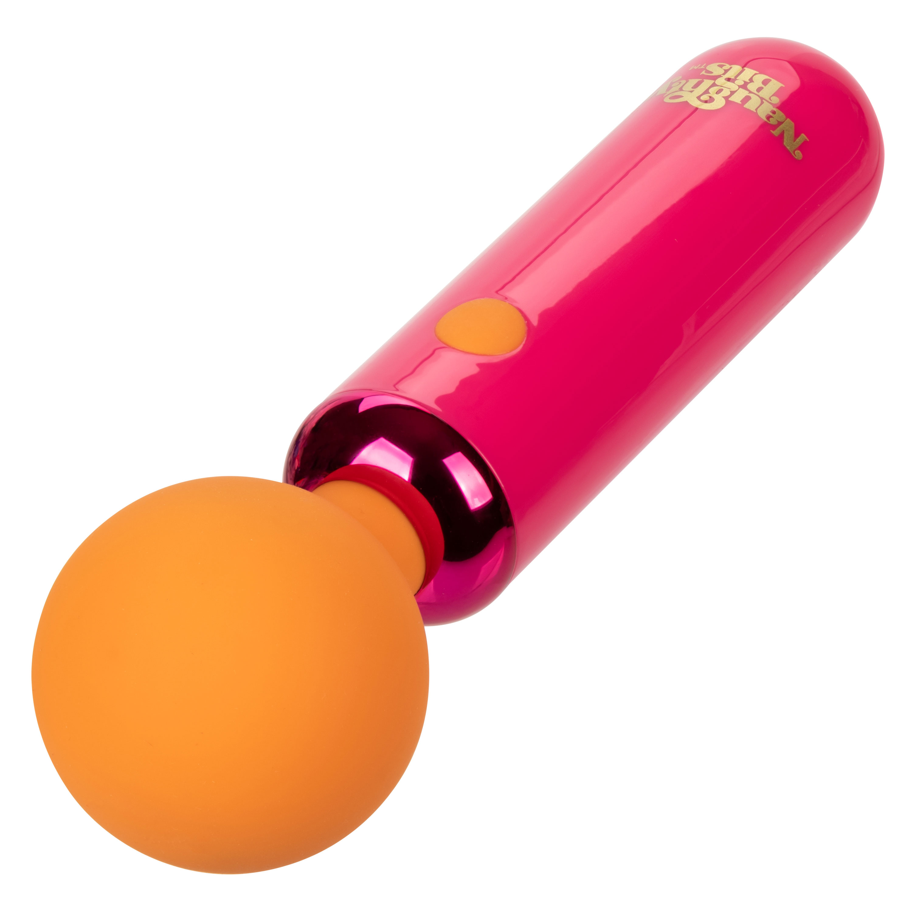 naughty bits home cumming queen vibrating wand orangepink 