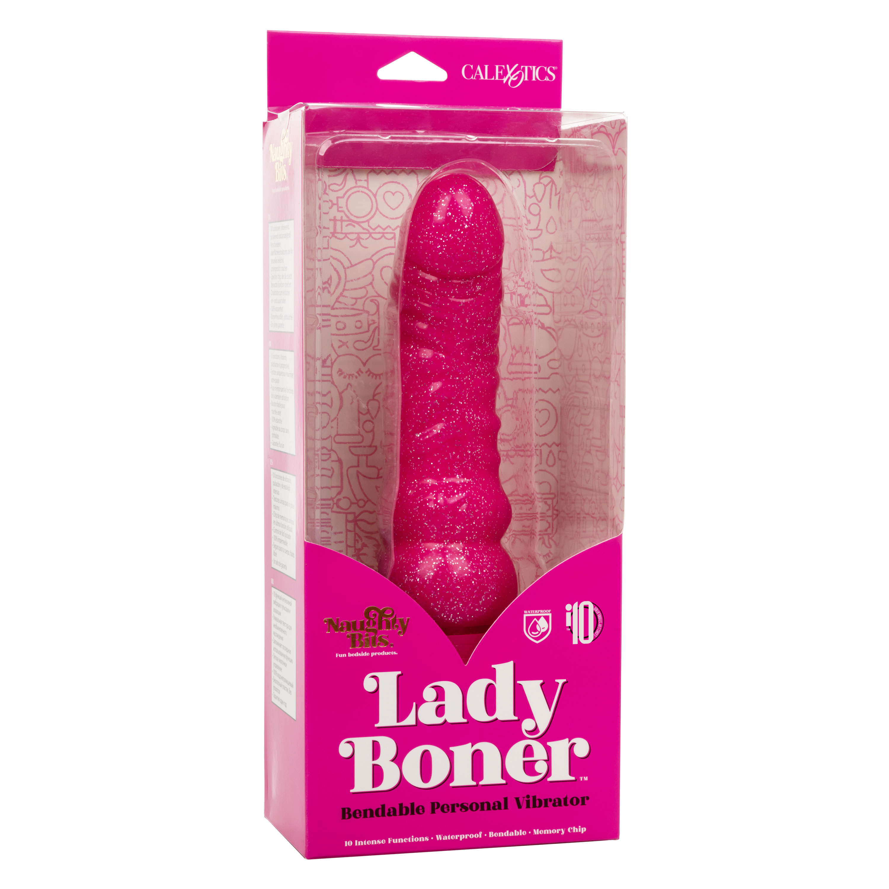 naughty bits lady boner bendable personal  vibrator 