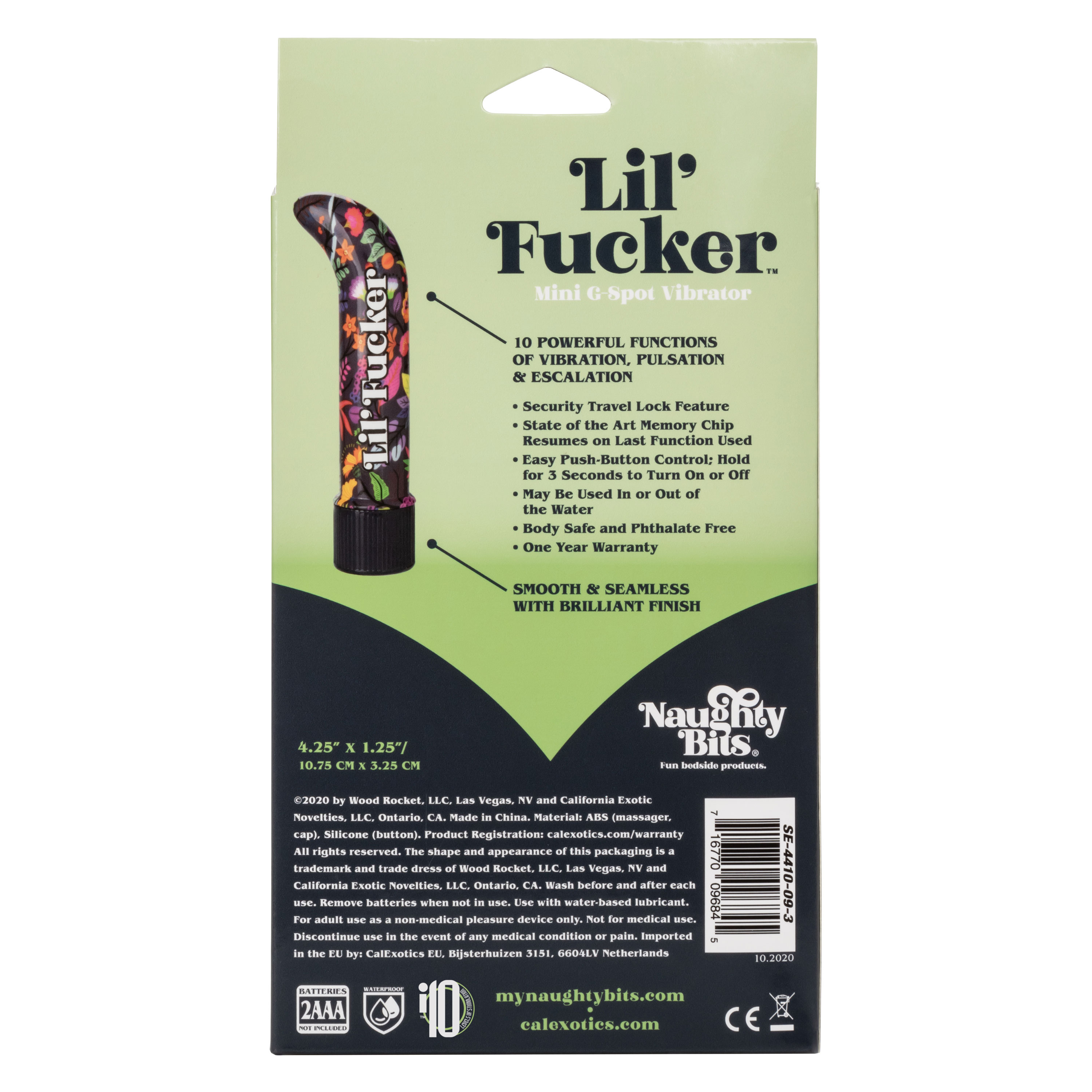 naughty bits lil fucker mini g spot vibrator 