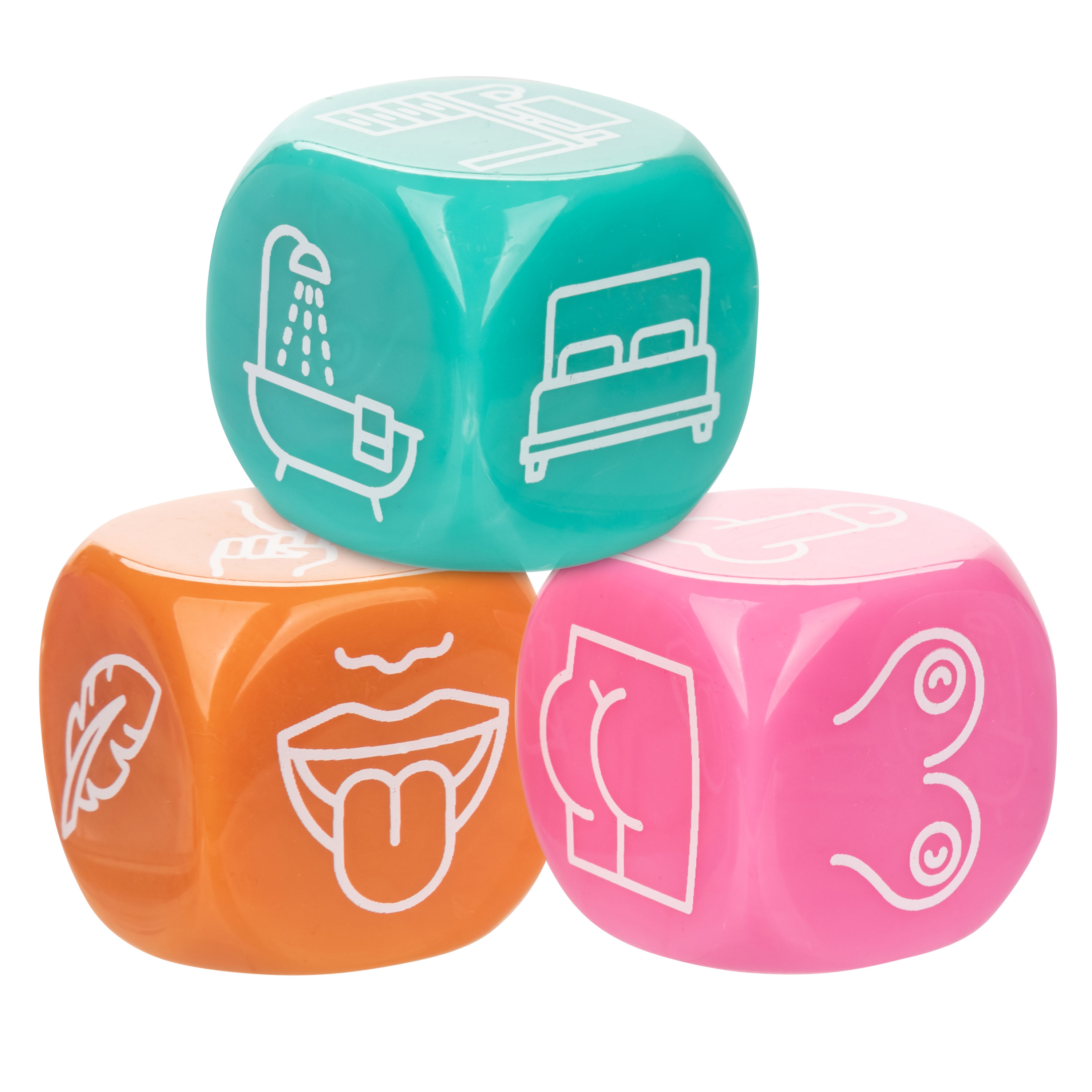 naughty bits roll with it icon based sex dice  game 