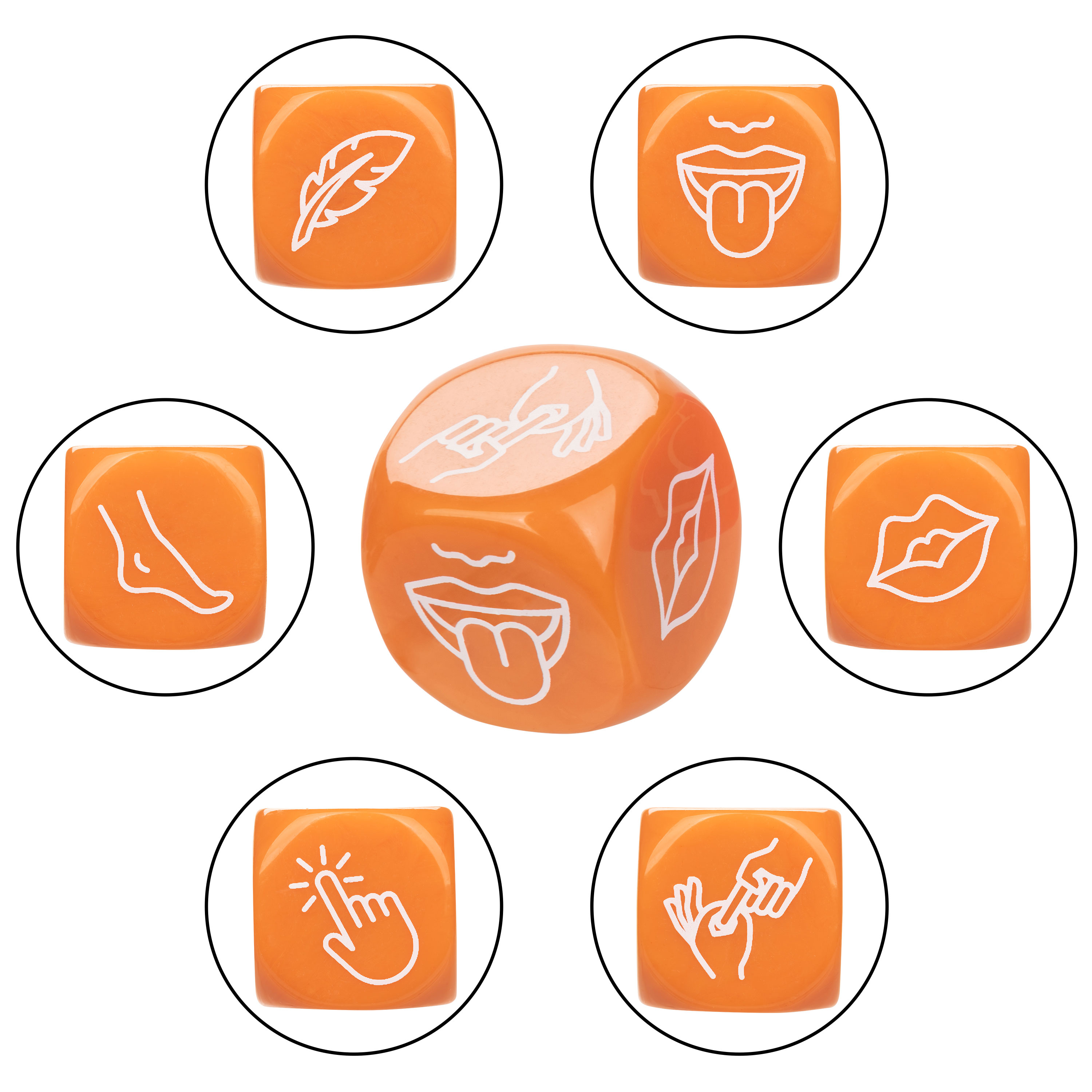 naughty bits roll with it icon based sex dice  game 