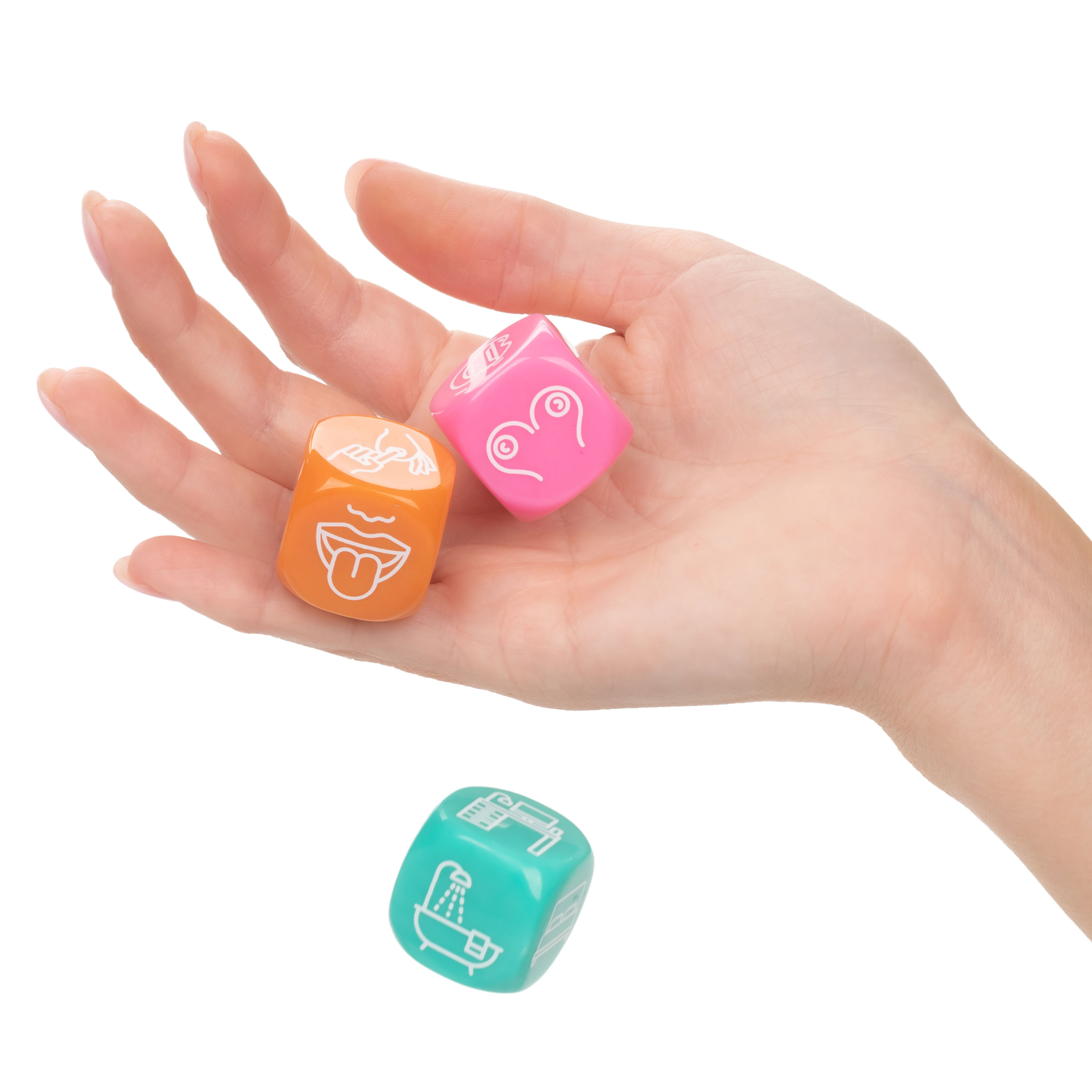 naughty bits roll with it icon based sex dice  game 