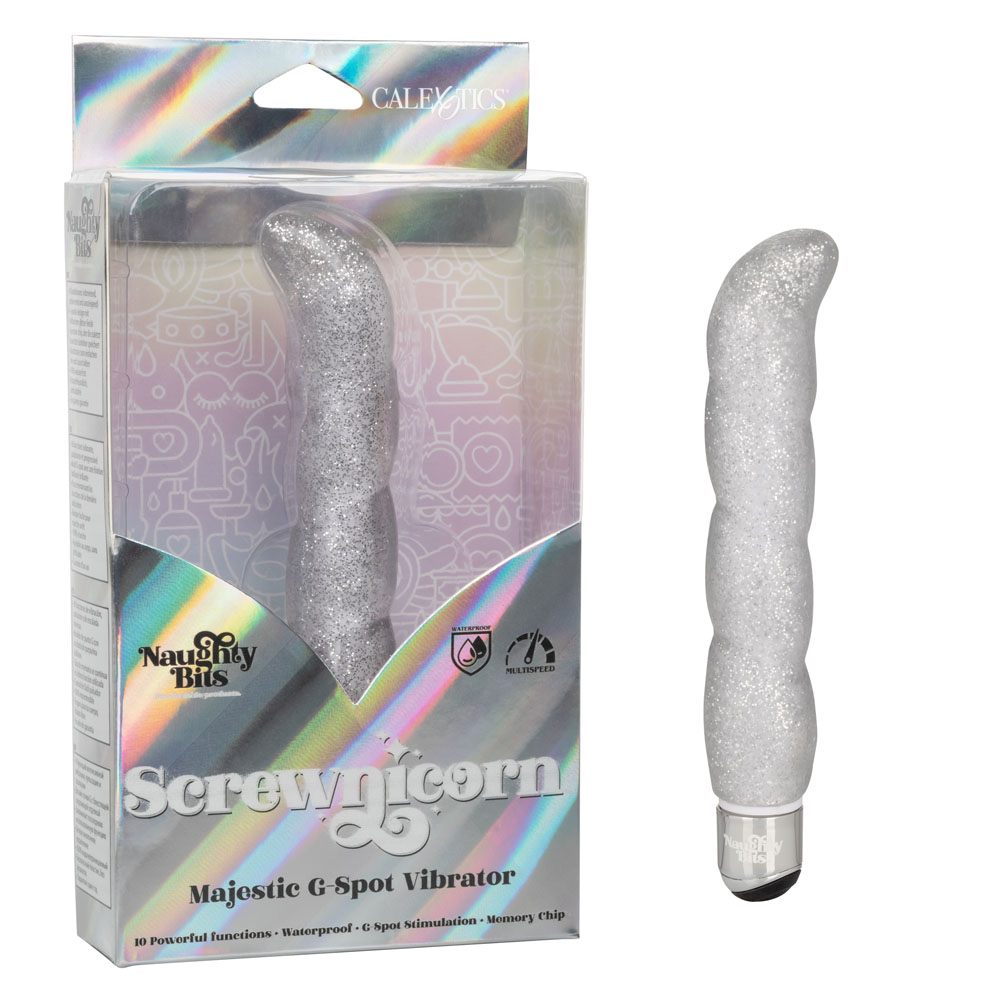 naughty bits screwnicorn majestic g spot vibrator 