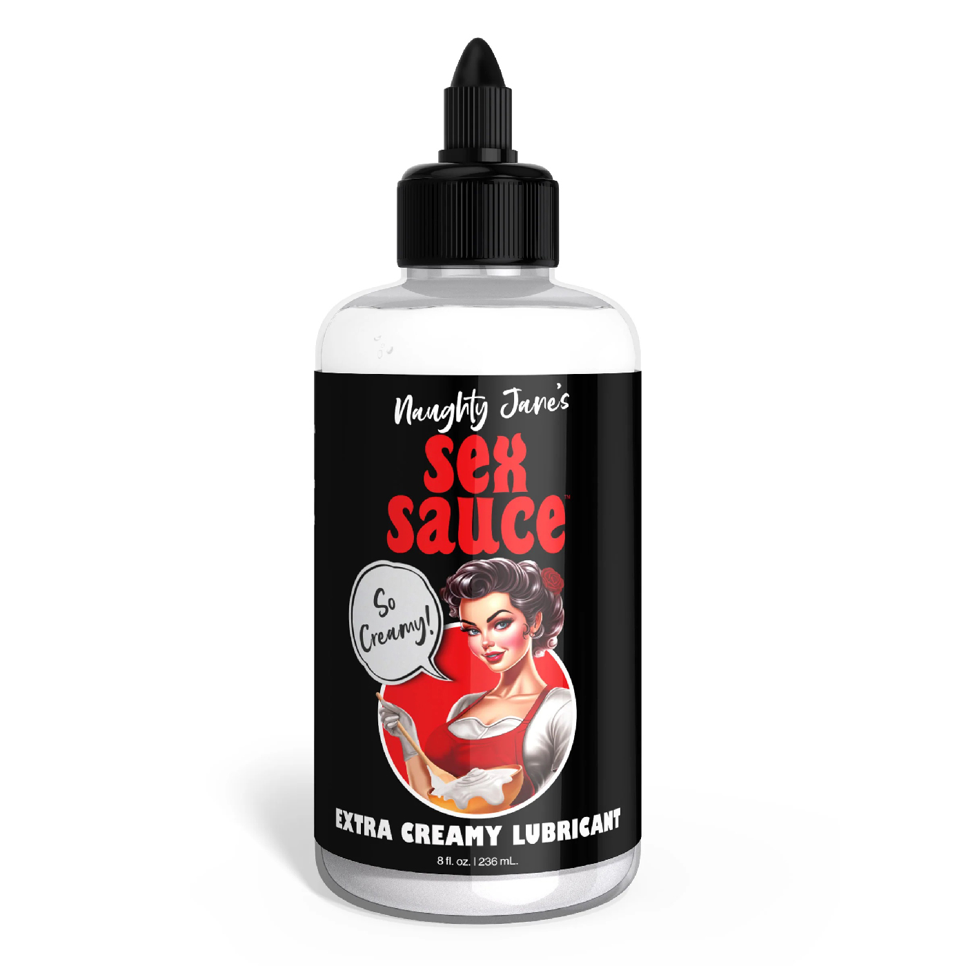 naughty janes sex sauce extra creamy lubricant  oz 