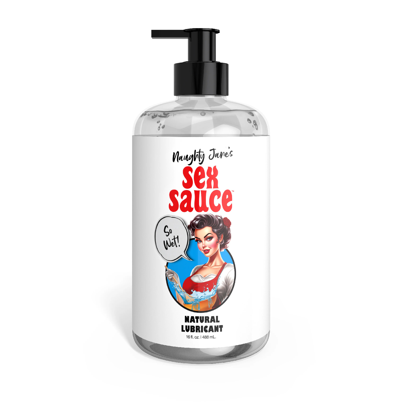 naughty janes sex sauce natural lubricant oz 