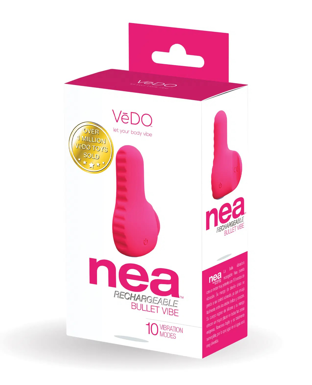 nea rechargeable finger vibe foxy pink 