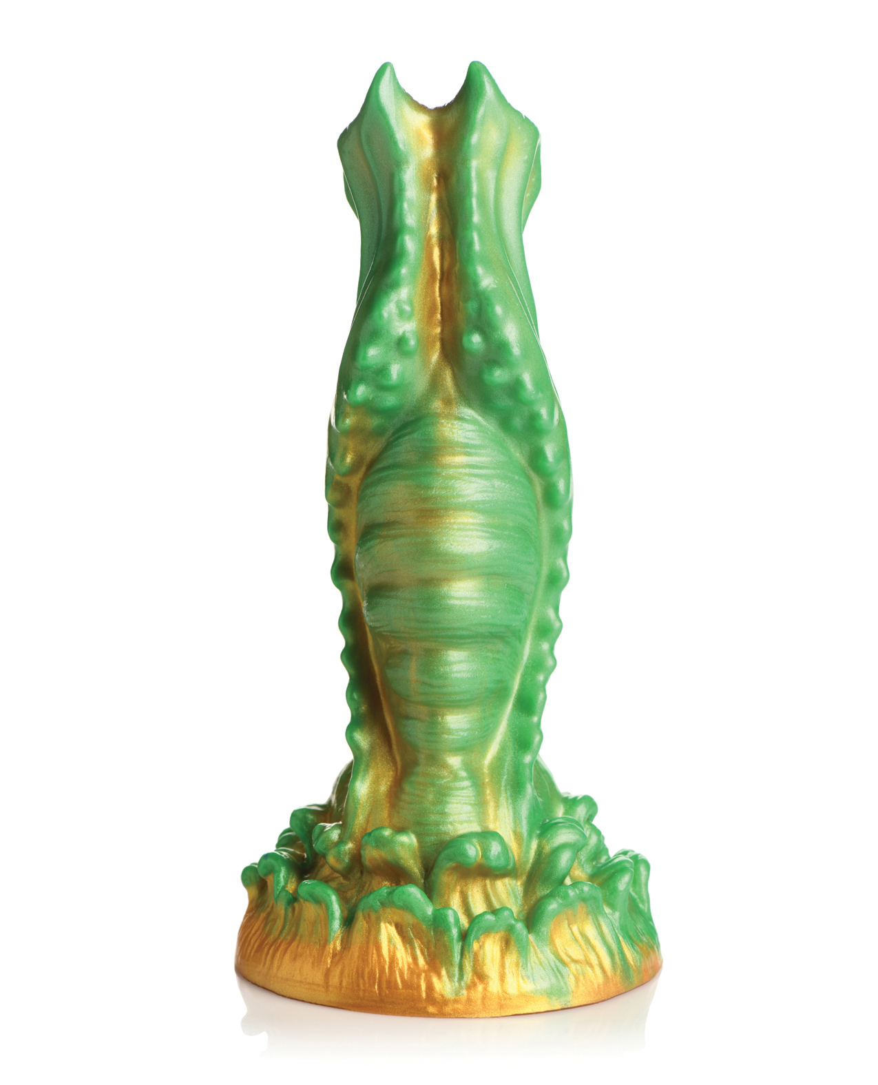 nebula alien silicone dildo green 