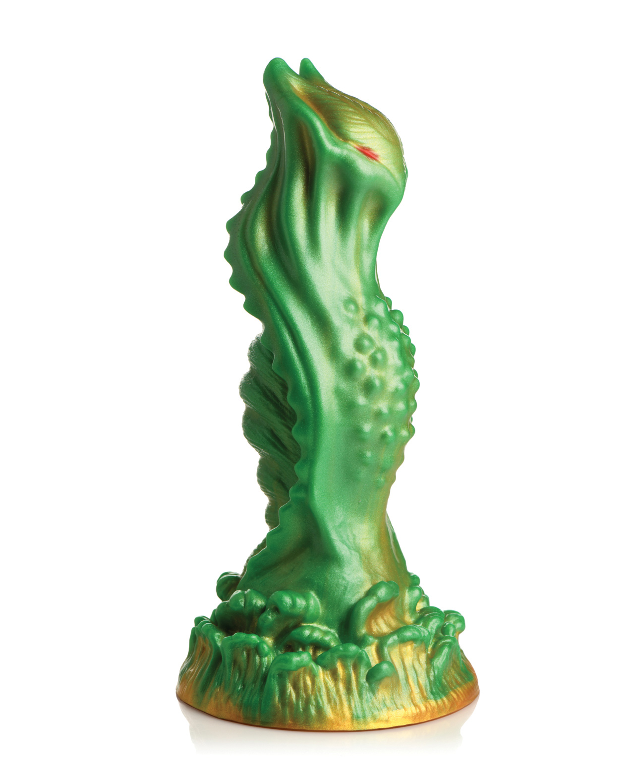 nebula alien silicone dildo green 