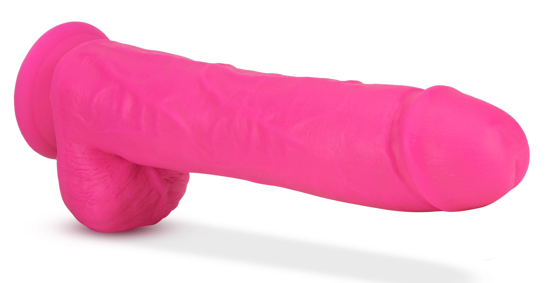 neo  inch dual density dildo neon pink 