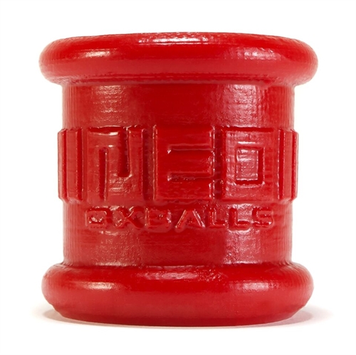neo  inch tall ball stretcher squishy silicone red 