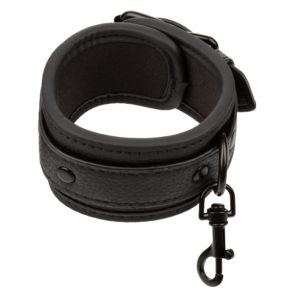 nocturnal collection ankle cuffs black 