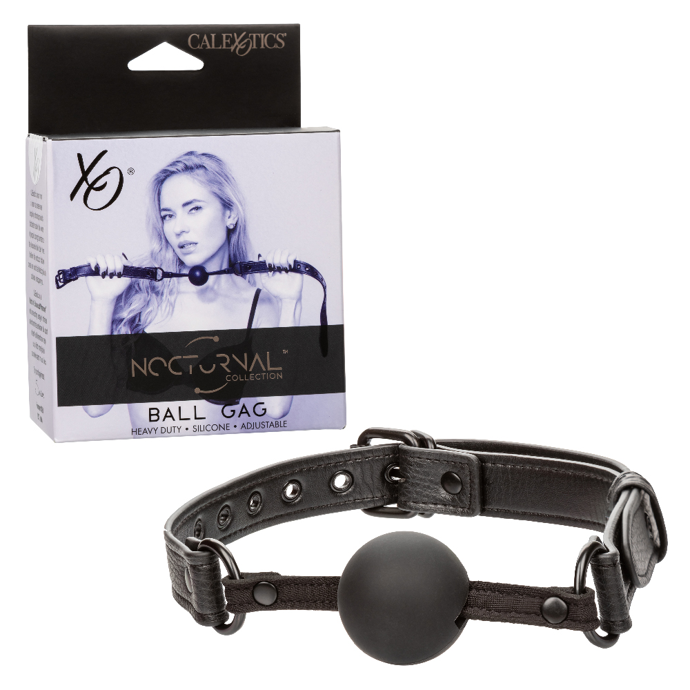 nocturnal collection ball gag black 
