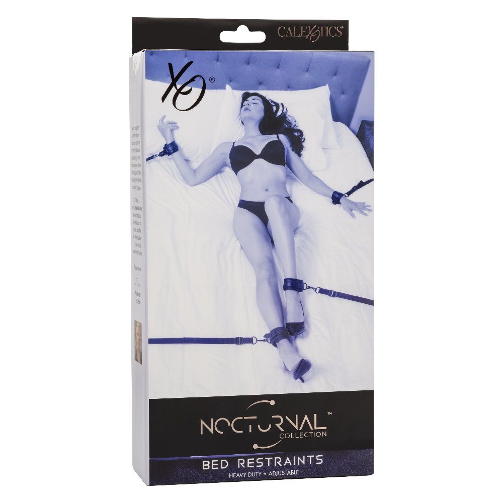 nocturnal collection bed restraints black 