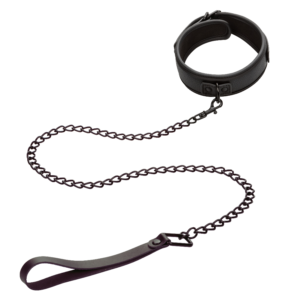 nocturnal collection collar and leash black 