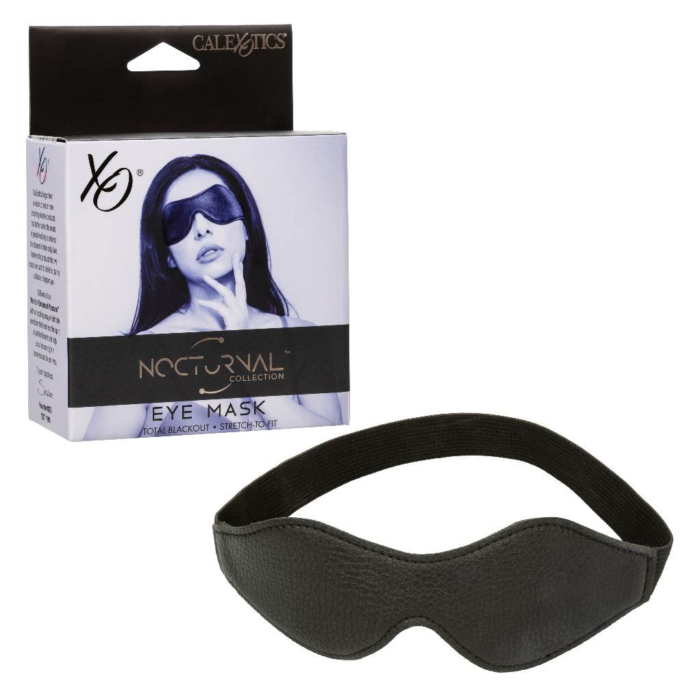nocturnal collection eye mask black 