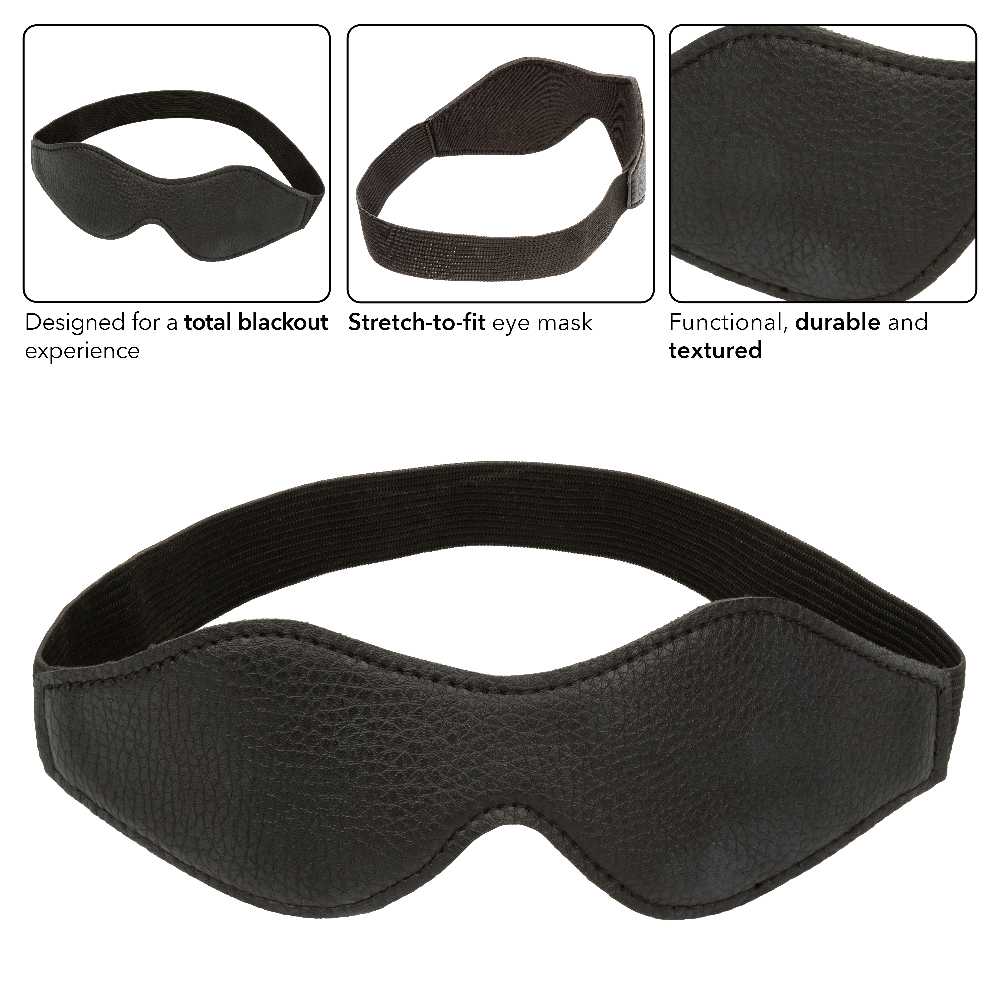 nocturnal collection eye mask black 