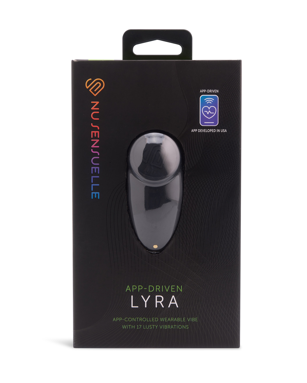 nu sensuelle lyra panty vibe app driven black 