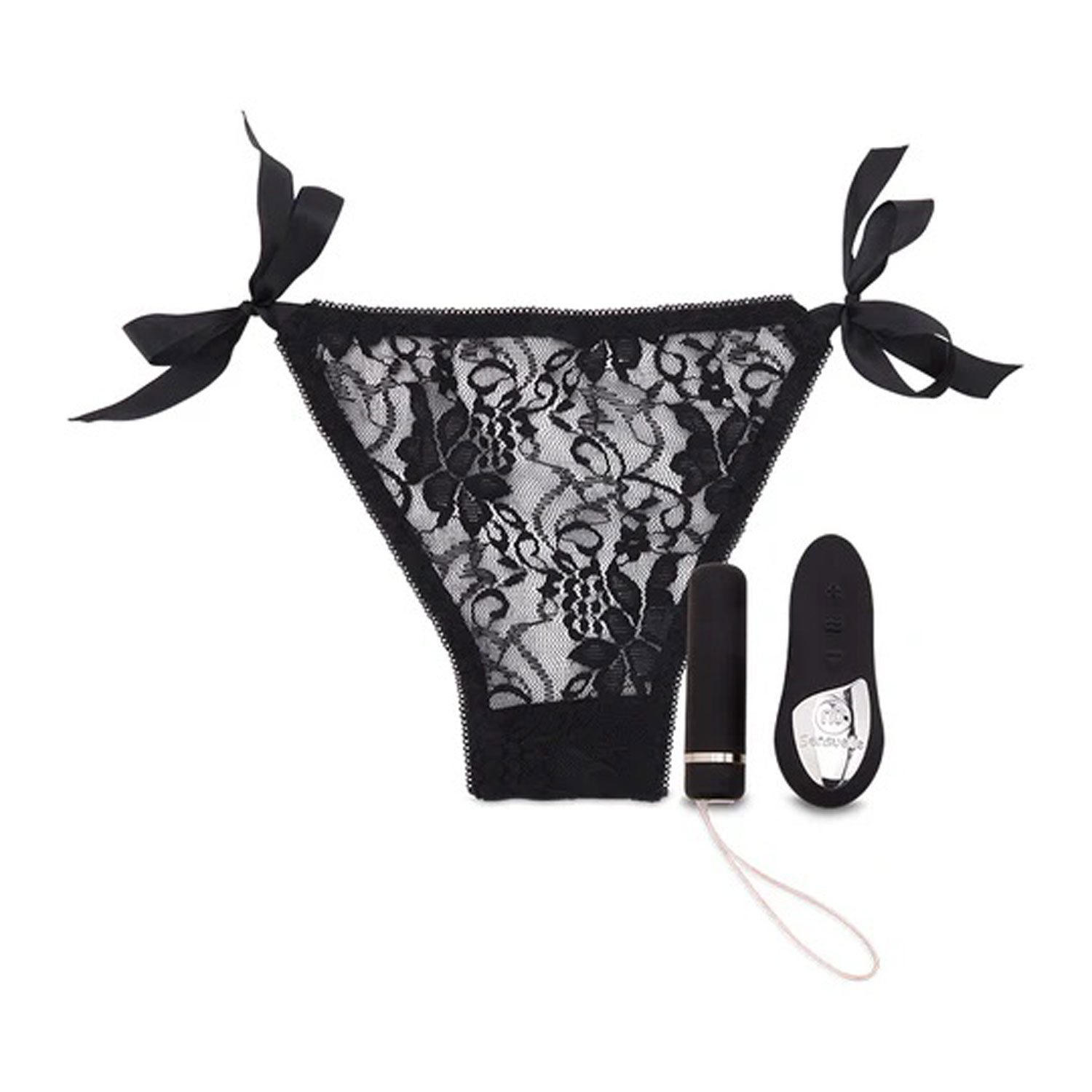 nu sensuelle remote control pleasure panty black 