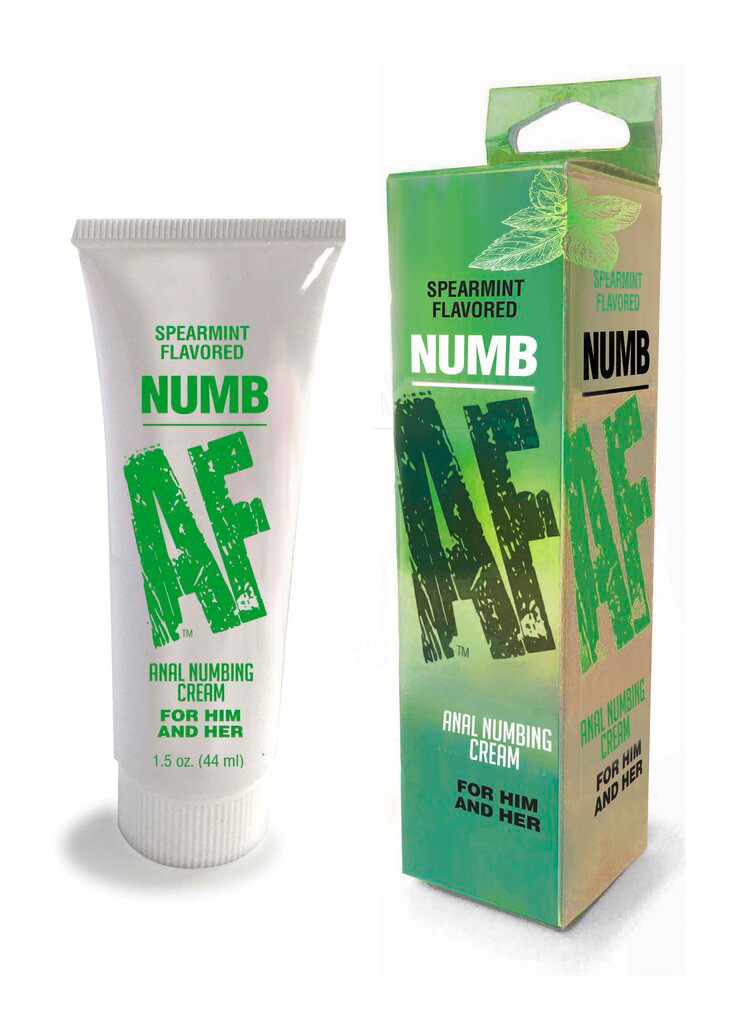 numb af  spearmint flavored anal numb cream  . oz  ml 