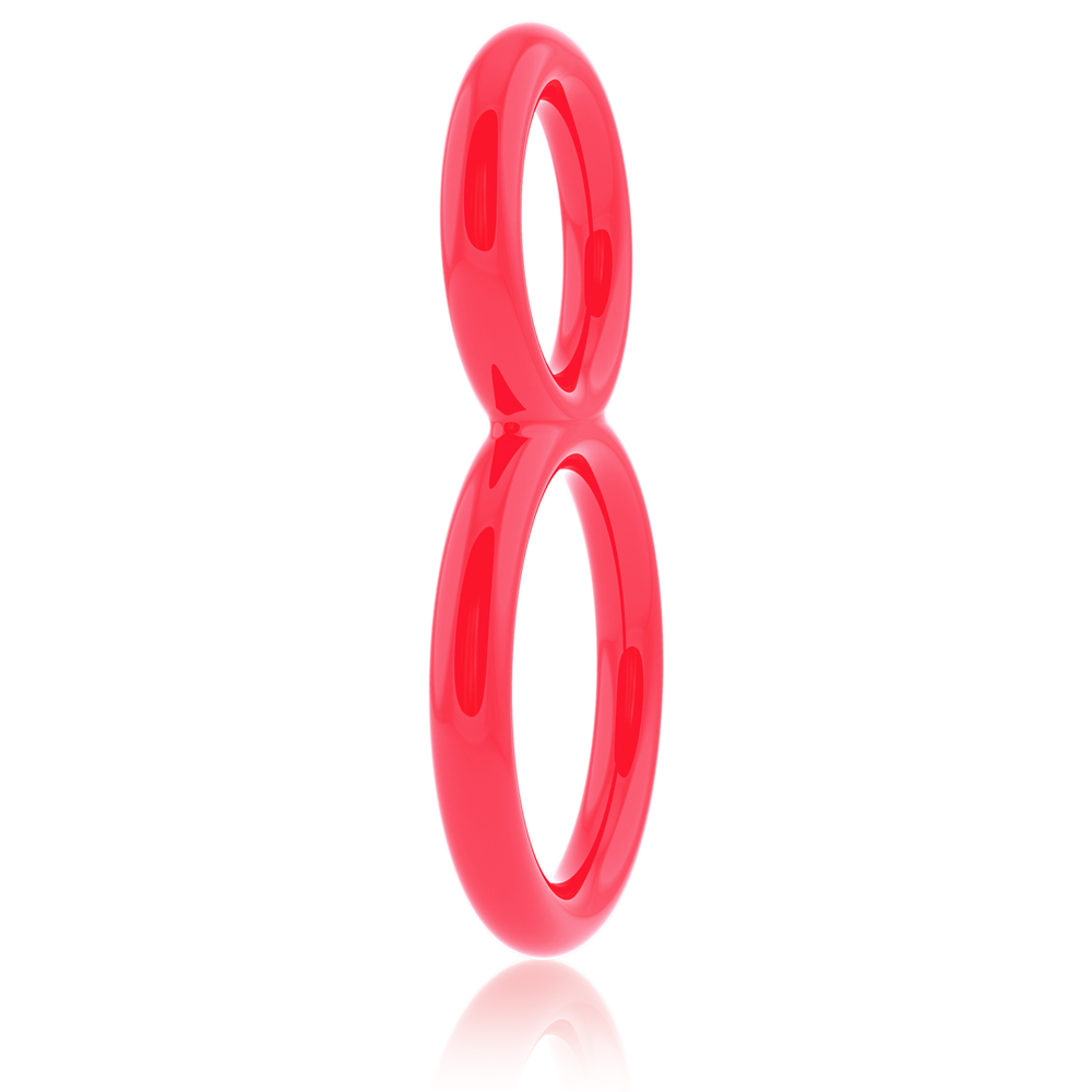 ofinity double ring red 