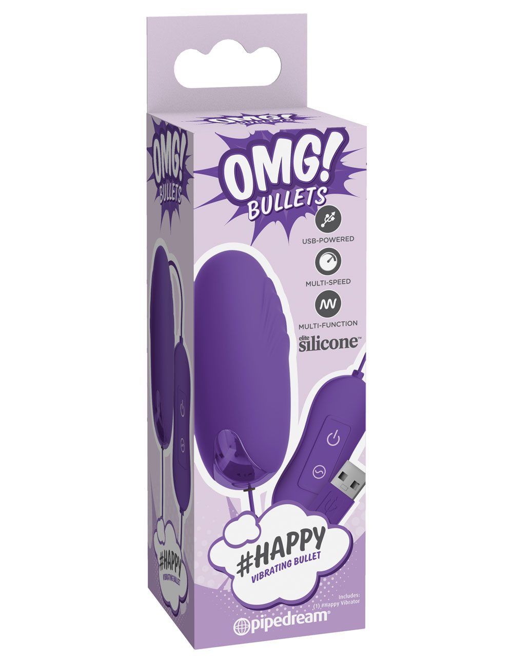 omg! bullets happy vibrating bullet purple 