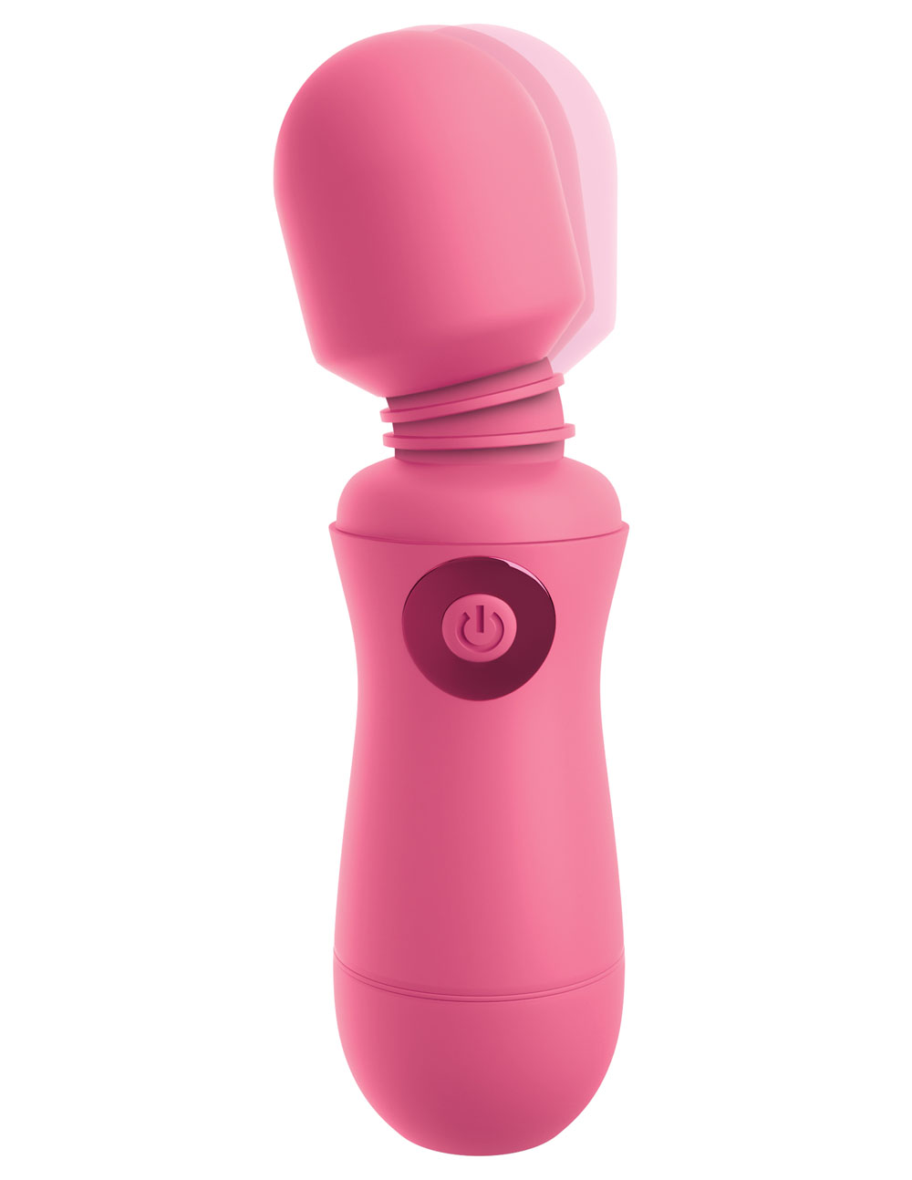 omg! wands enjoy rechargeable vibrating wand pink 