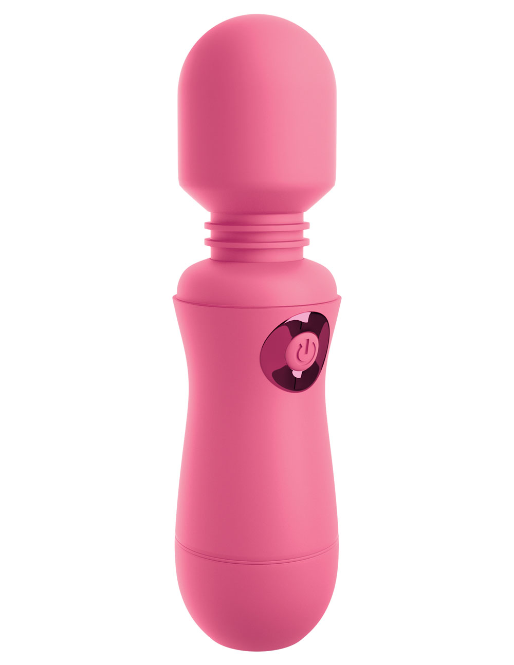 omg! wands enjoy rechargeable vibrating wand pink 