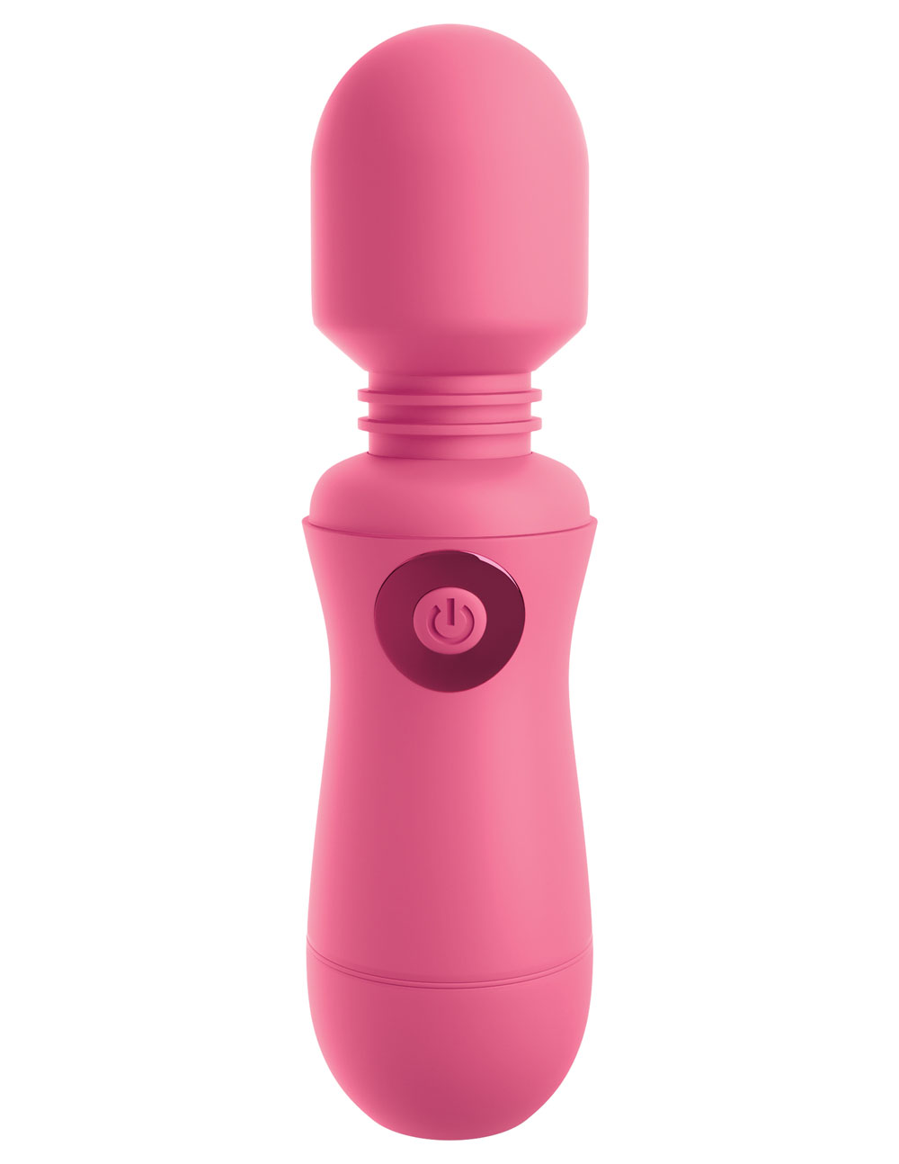 omg! wands enjoy rechargeable vibrating wand pink 