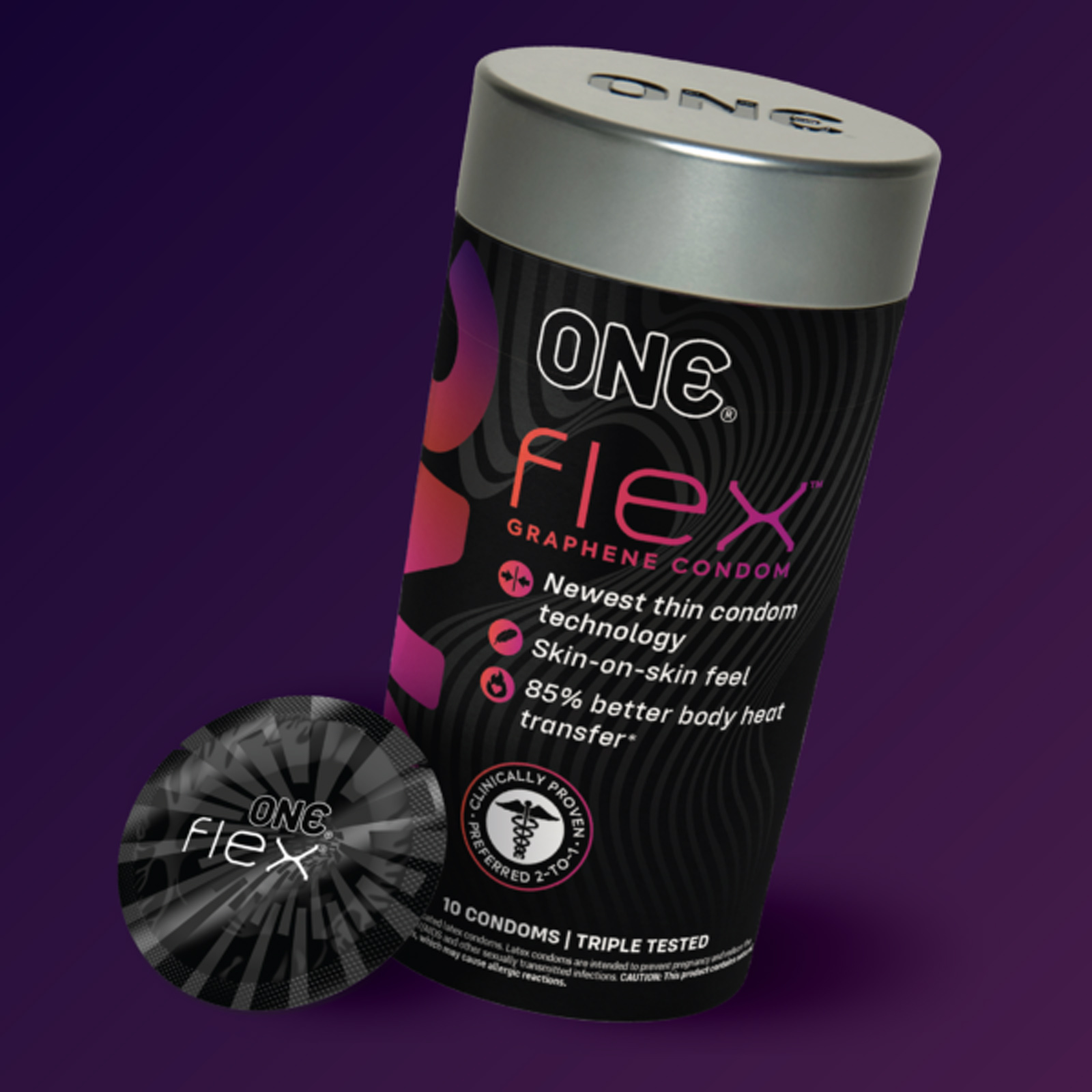 one flex  count condoms 