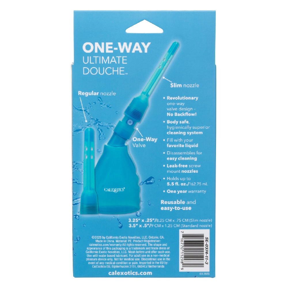 one way ultimate douche blue 