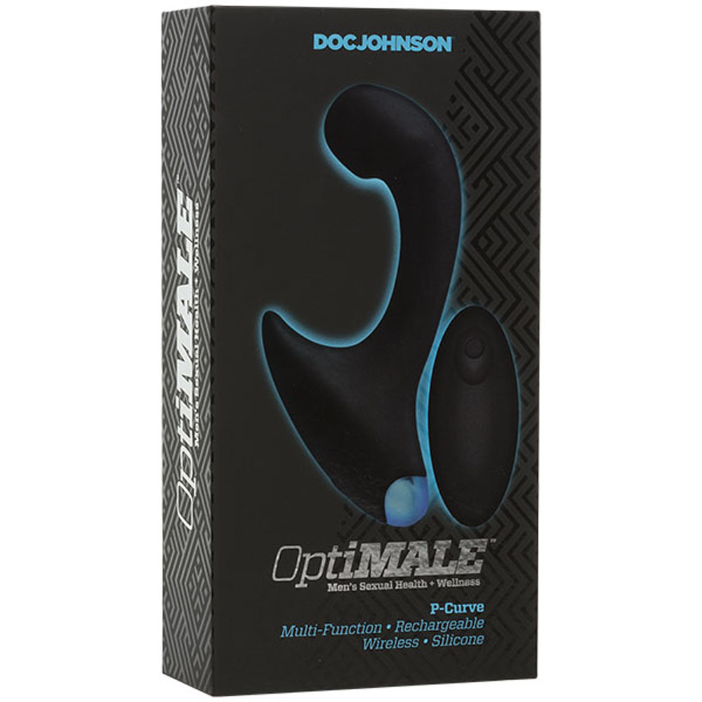 optimale vibrating p massager with wireless  remote 