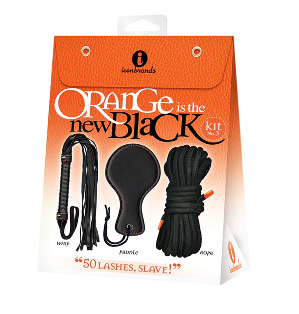 orange is the new black  lashes kit blackorange 