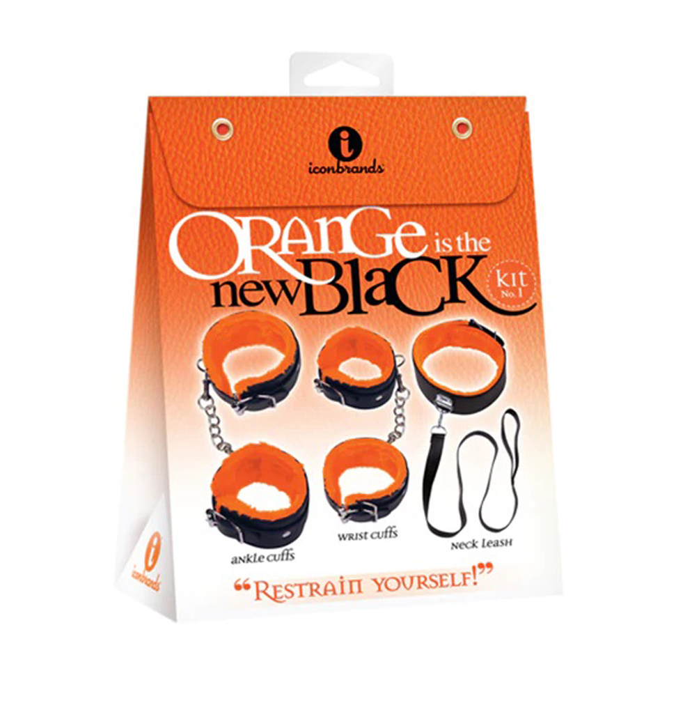 orange is the new black restrain yourself kit blackorange 